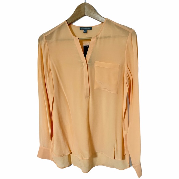 Tinley Road Tops - Tinley Road 100% Silk Peach Blouse
